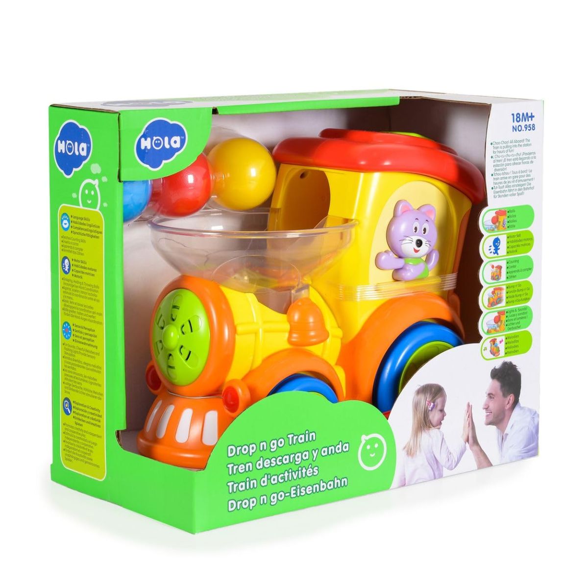 اسباب بازی مدل قطار موزیكال توپ پرت كن