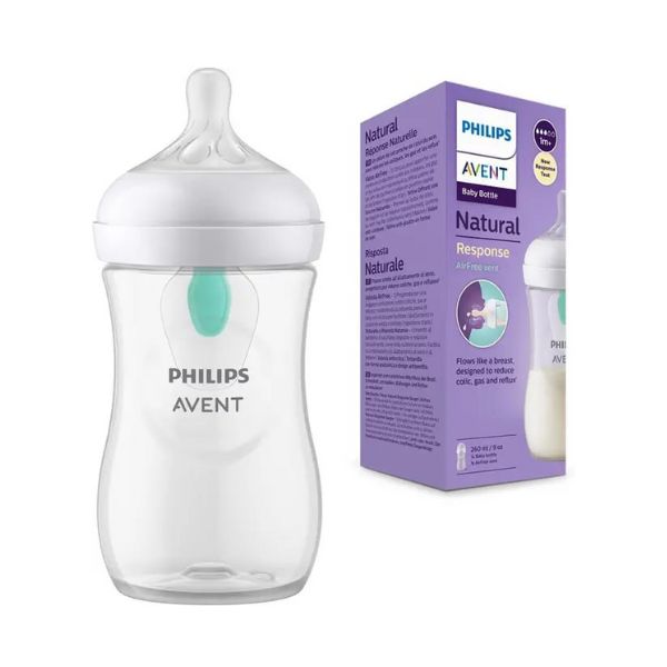 شیشه شیر طلق فیلیپس اونت سوپاپ دار 260 میلی لیتر